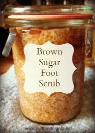 Brown sugar works as a great scrub to help rid yourself of thick calluses on feet.
