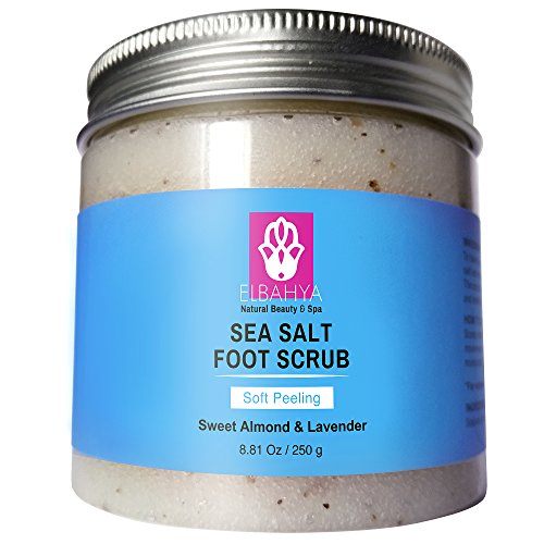 Elbahya Sea Salt Foot Scrub with Lavender and Sweet Almond