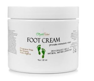 Organic Foot Cream for dry cracked heels and feet